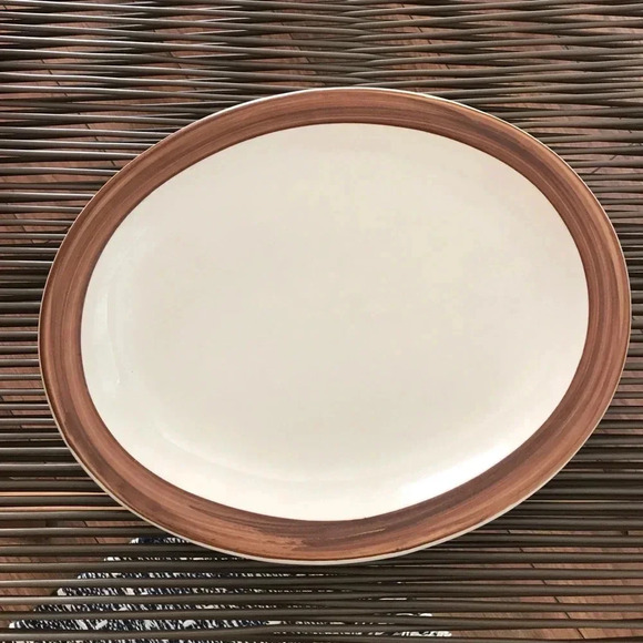 Vintage Restaurant Ware Rego Oval Serving Plate - Picture 1 of 4